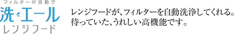 クリナップシステムキッチン　洗エールレンジフード